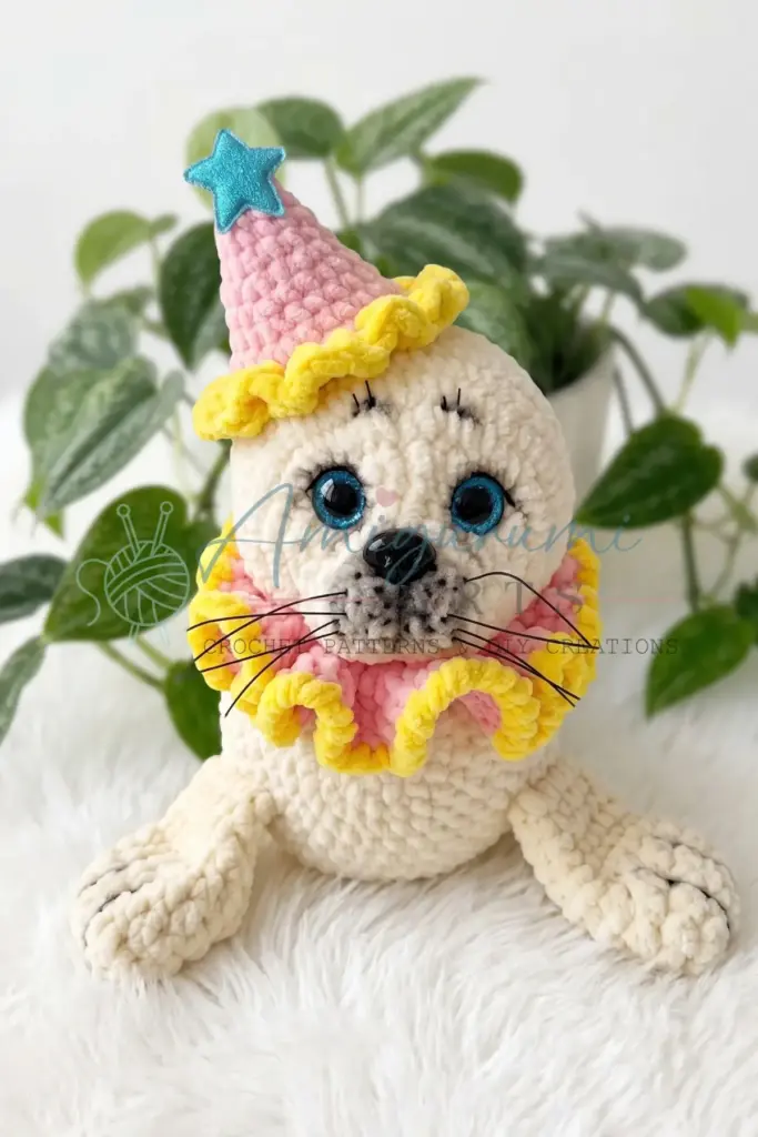 Alba the Seal Amigurumi - featured image