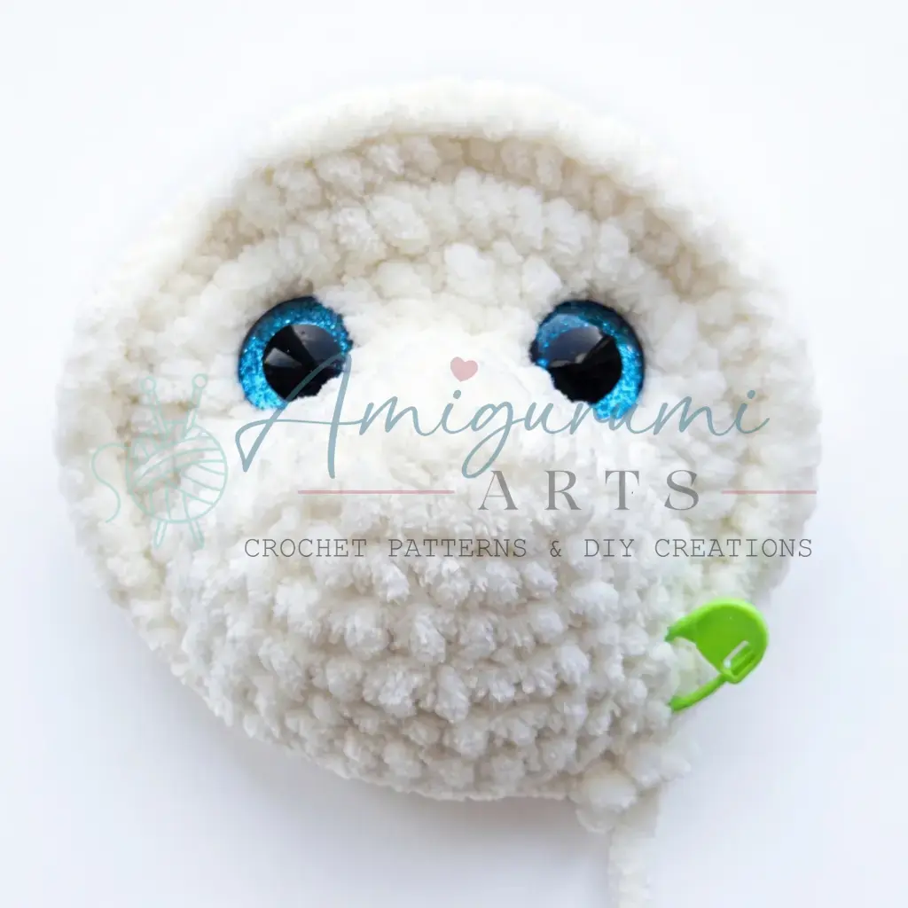 Alba the Seal Amigurumi crochet project crochet project detail 17