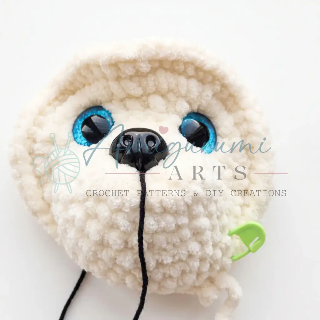 Alba the Seal Amigurumi crochet project crochet project detail 18