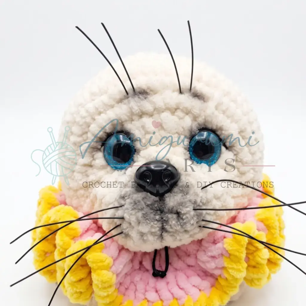 Alba the Seal Amigurumi crochet project crochet project detail 2