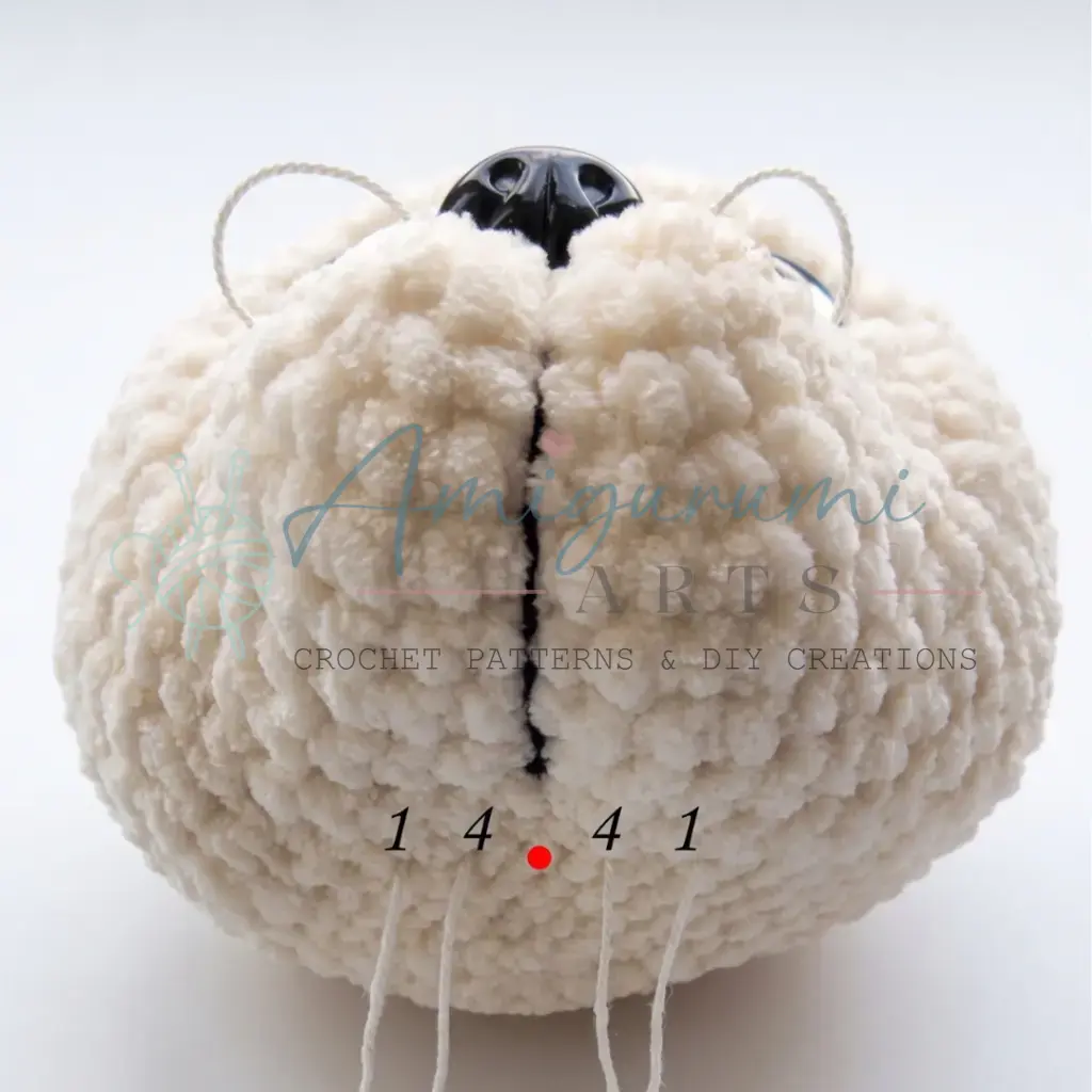 Alba the Seal Amigurumi crochet project crochet project detail 22