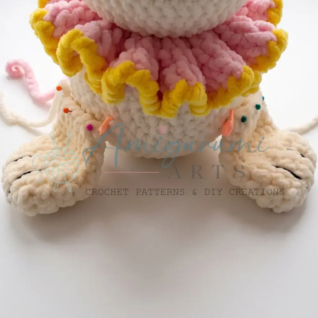 Alba the Seal Amigurumi crochet project crochet project detail 25