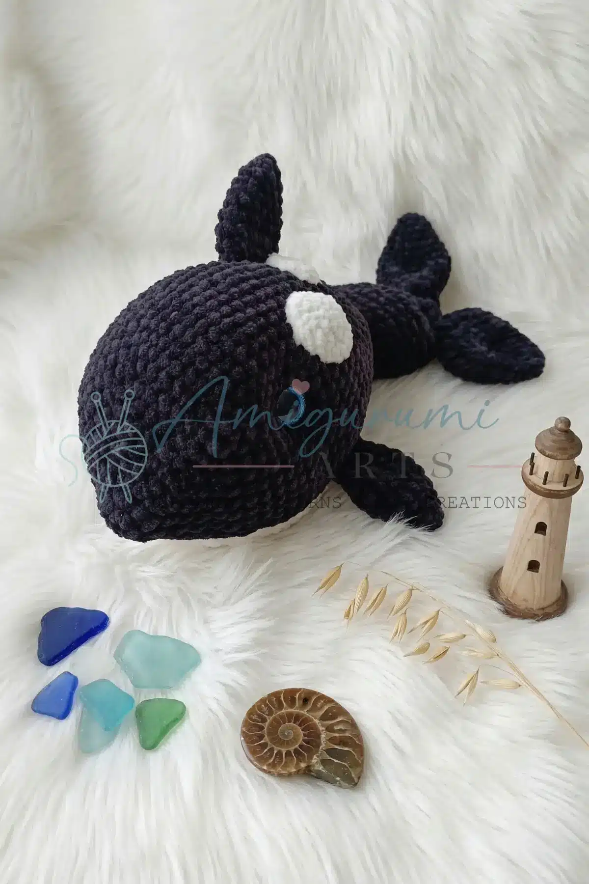 Alba the Seal Amigurumi crochet project crochet project detail 6