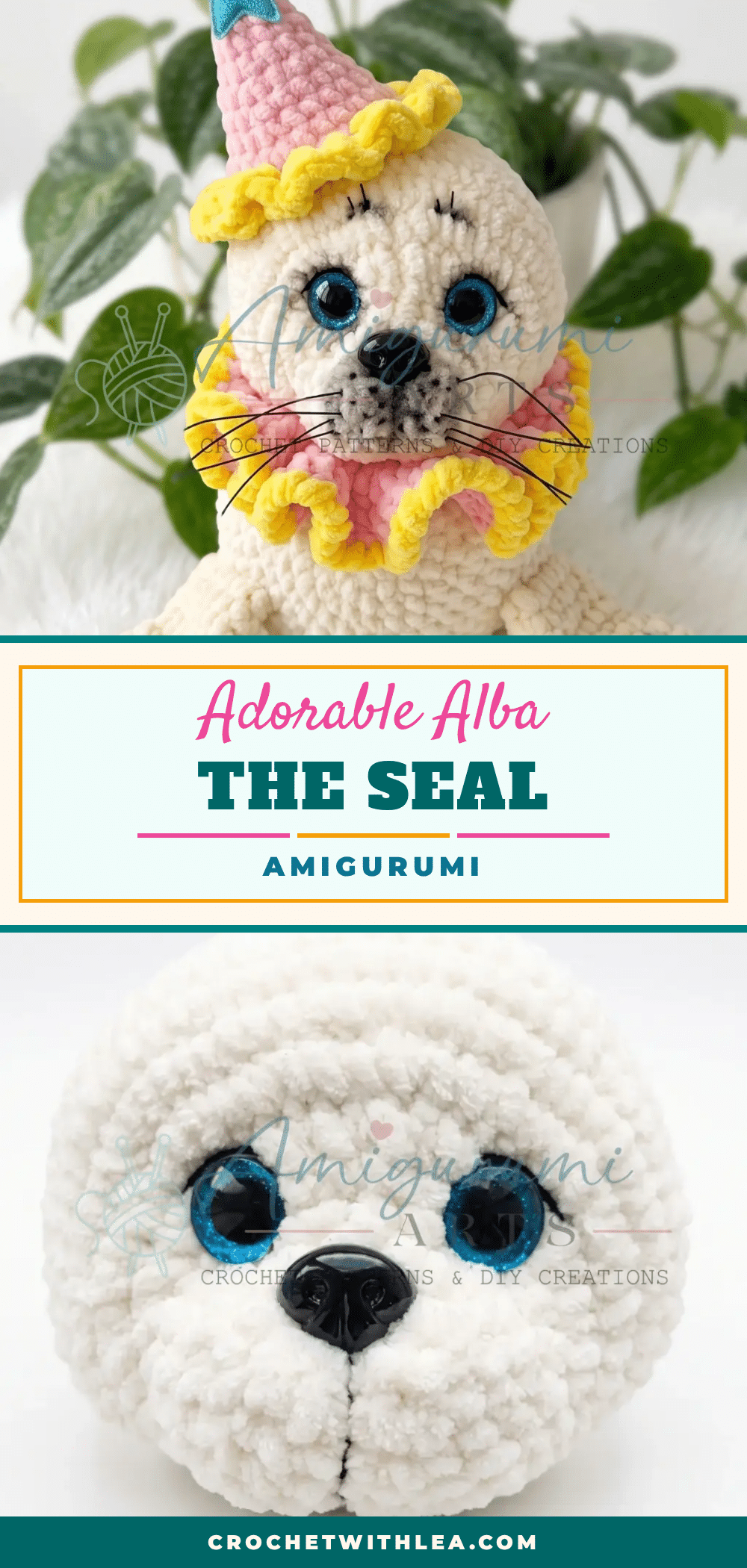 Alba the Seal Amigurumi crochet pattern