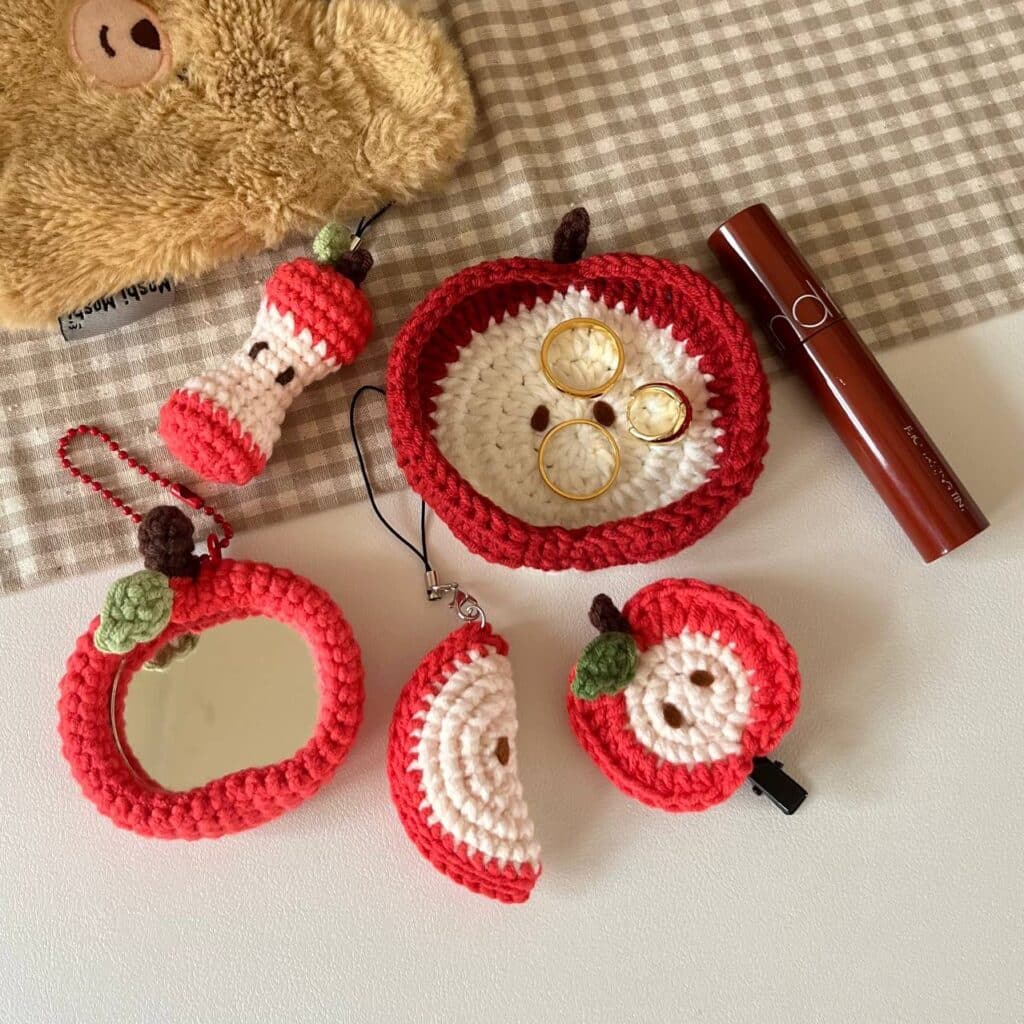 apple crochet mini projects crochet project crochet project detail 1