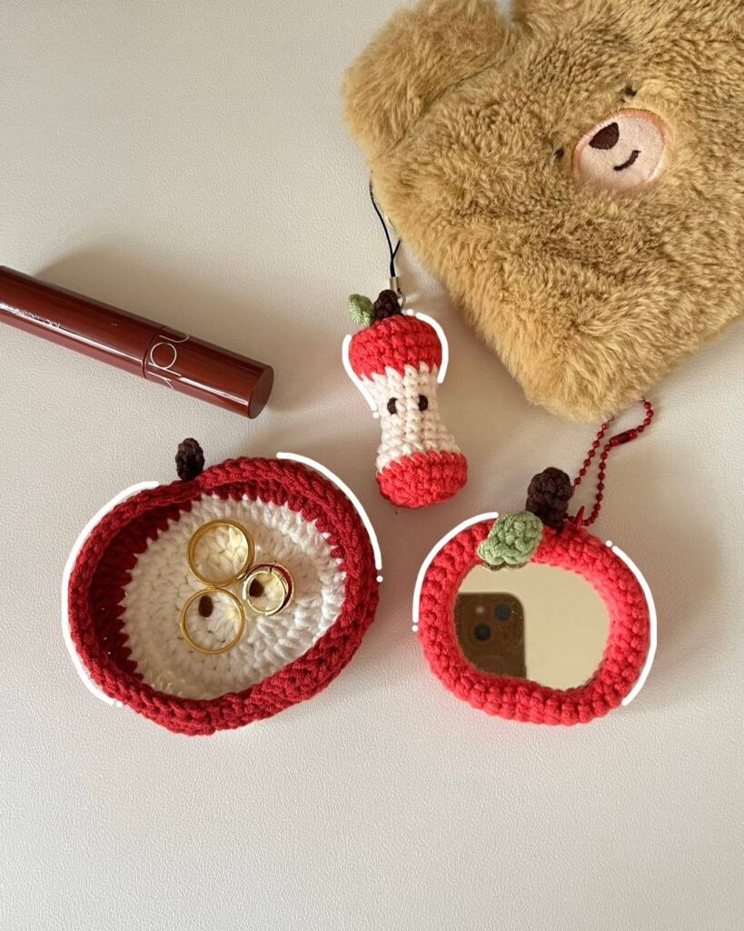 apple crochet mini projects crochet project crochet project detail 2