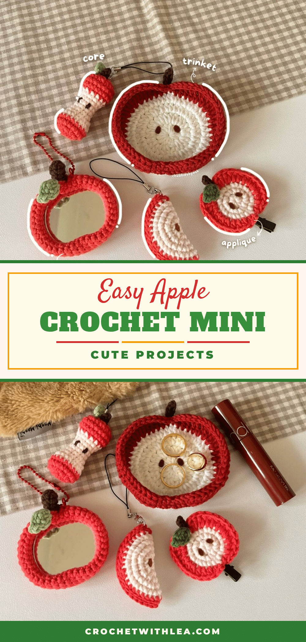 apple crochet mini projects crochet pattern