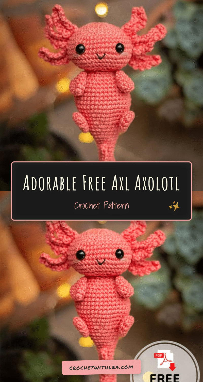 axolotl crochet pattern crochet pattern
