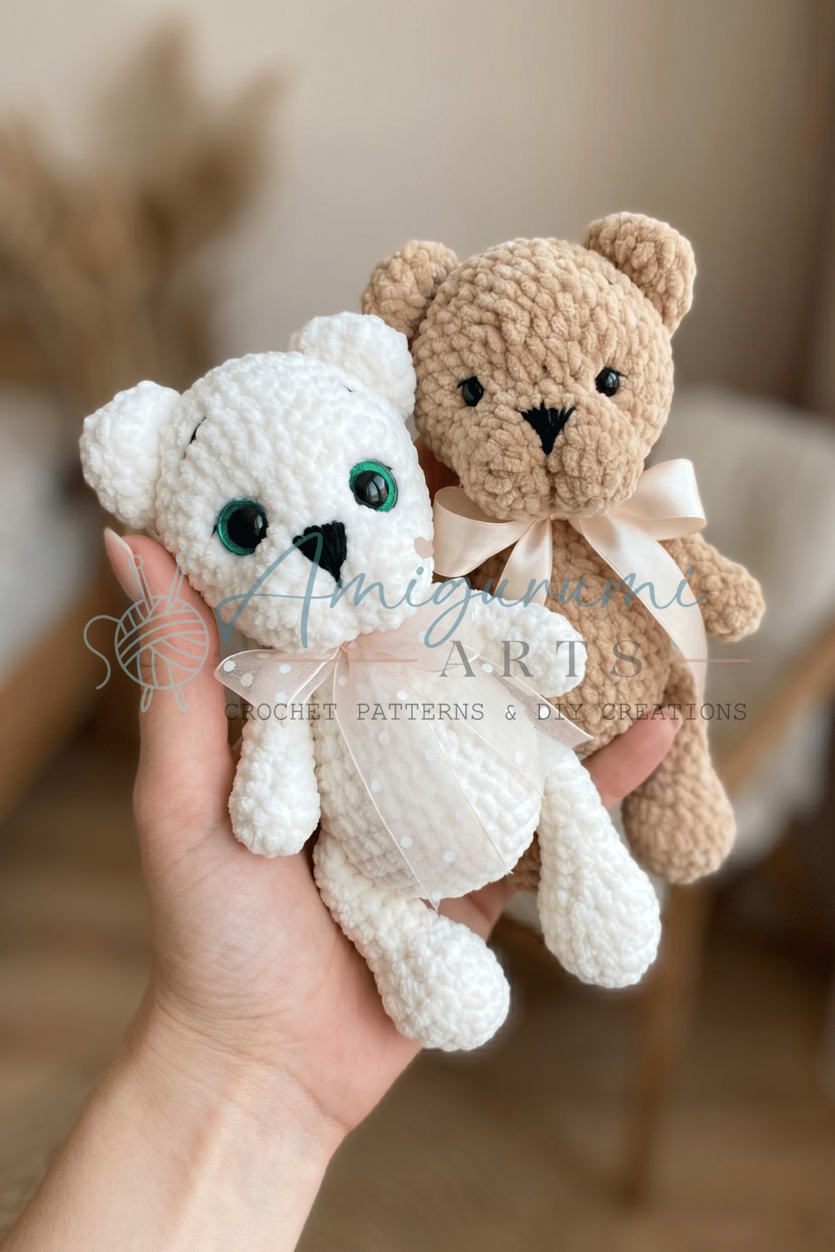 bear in frog costume amigurumi pattern crochet project crochet project detail 4