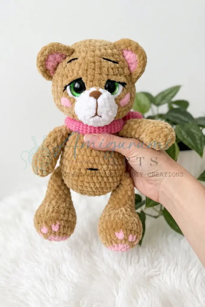 Boddi Bear Amigurumi Pattern - featured image