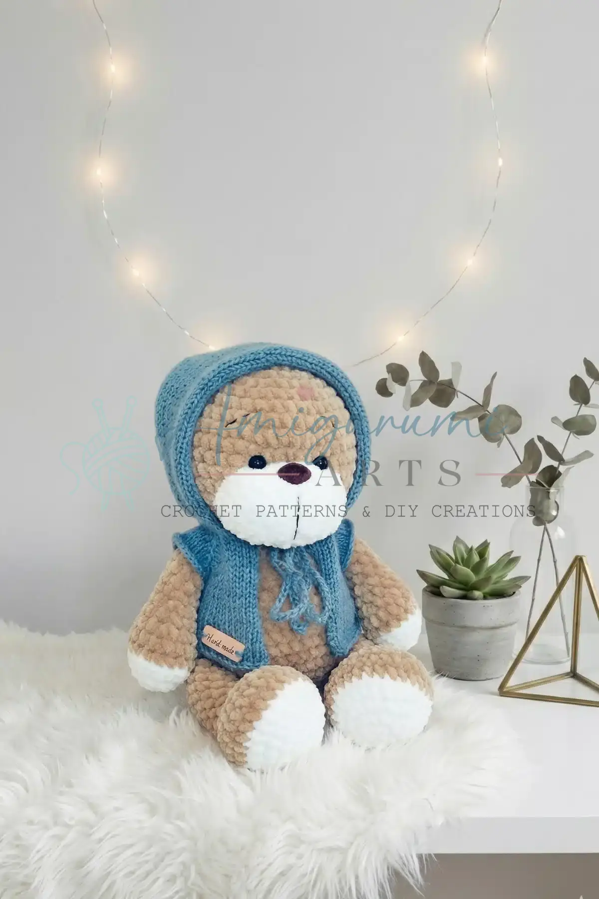 Boddi Bear Amigurumi Pattern crochet project crochet project detail 7