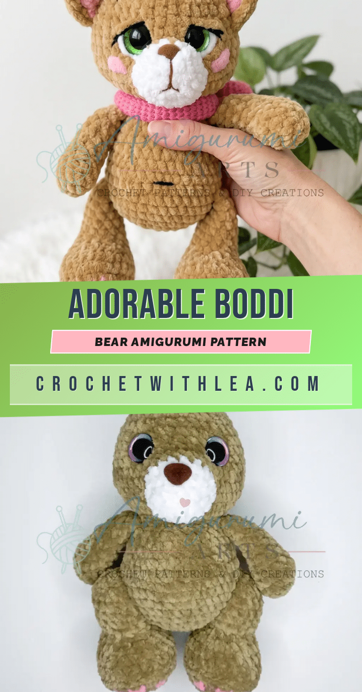 Boddi Bear Amigurumi Pattern crochet pattern