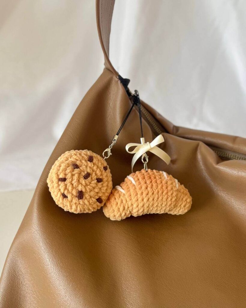 breakfast mini keychain crochet project crochet project detail 3