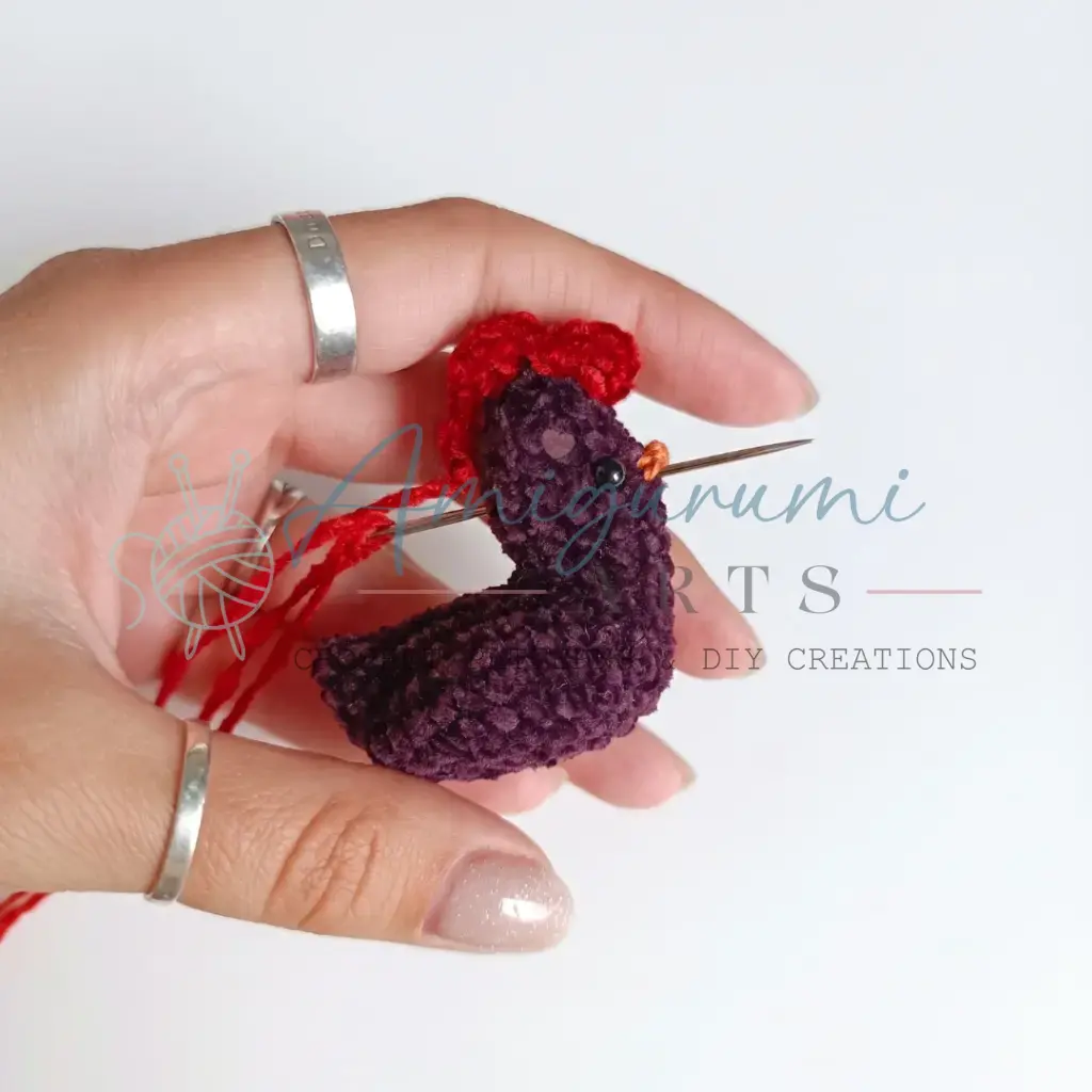 chicken amigurumi crochet project crochet project detail 10