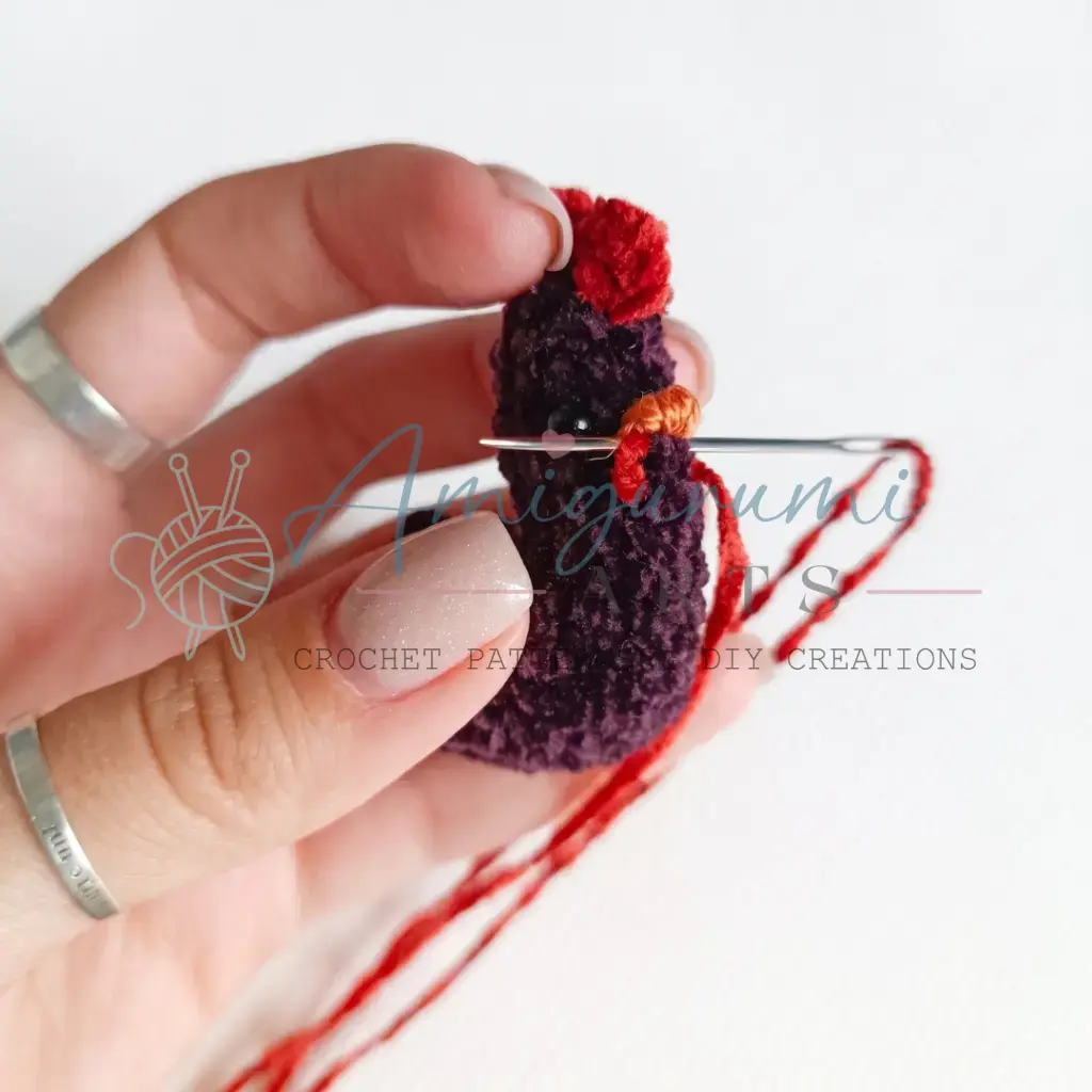 chicken amigurumi crochet project crochet project detail 11
