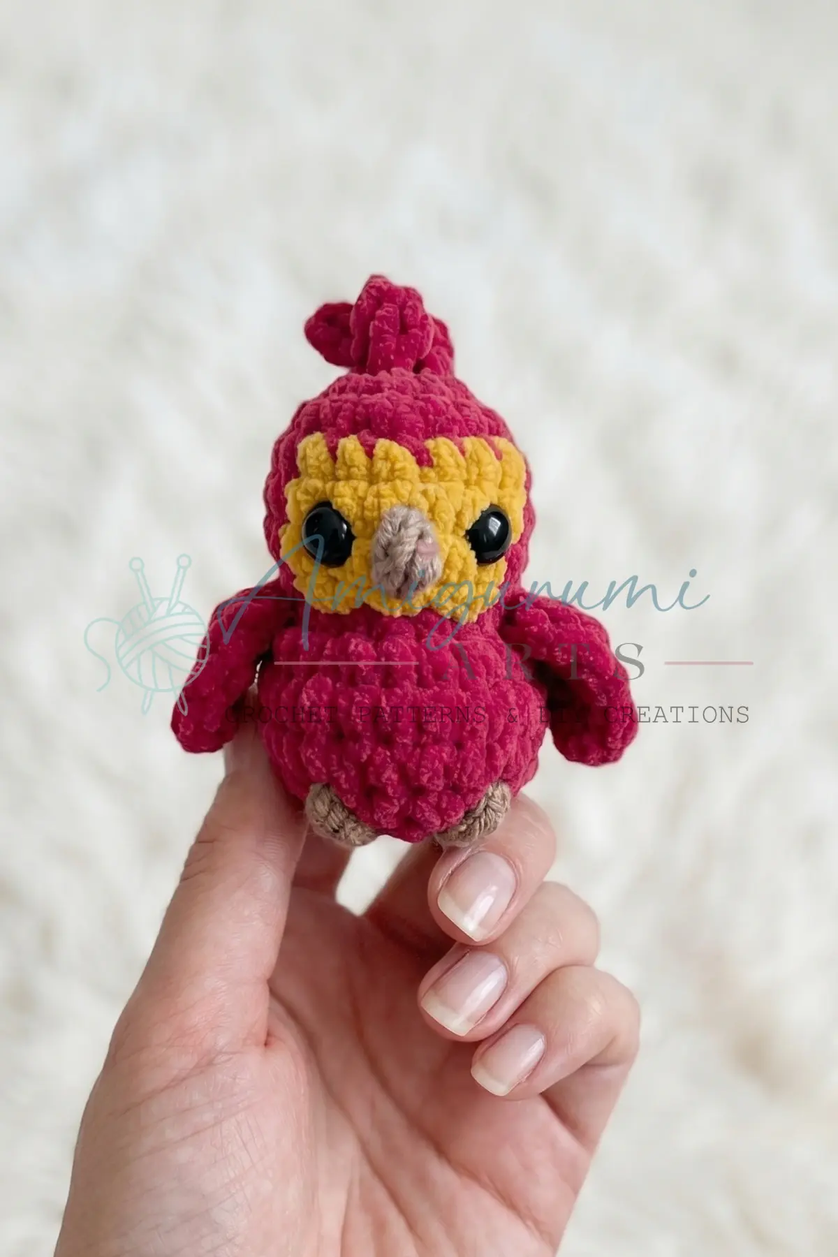 chicken amigurumi crochet project crochet project detail 5
