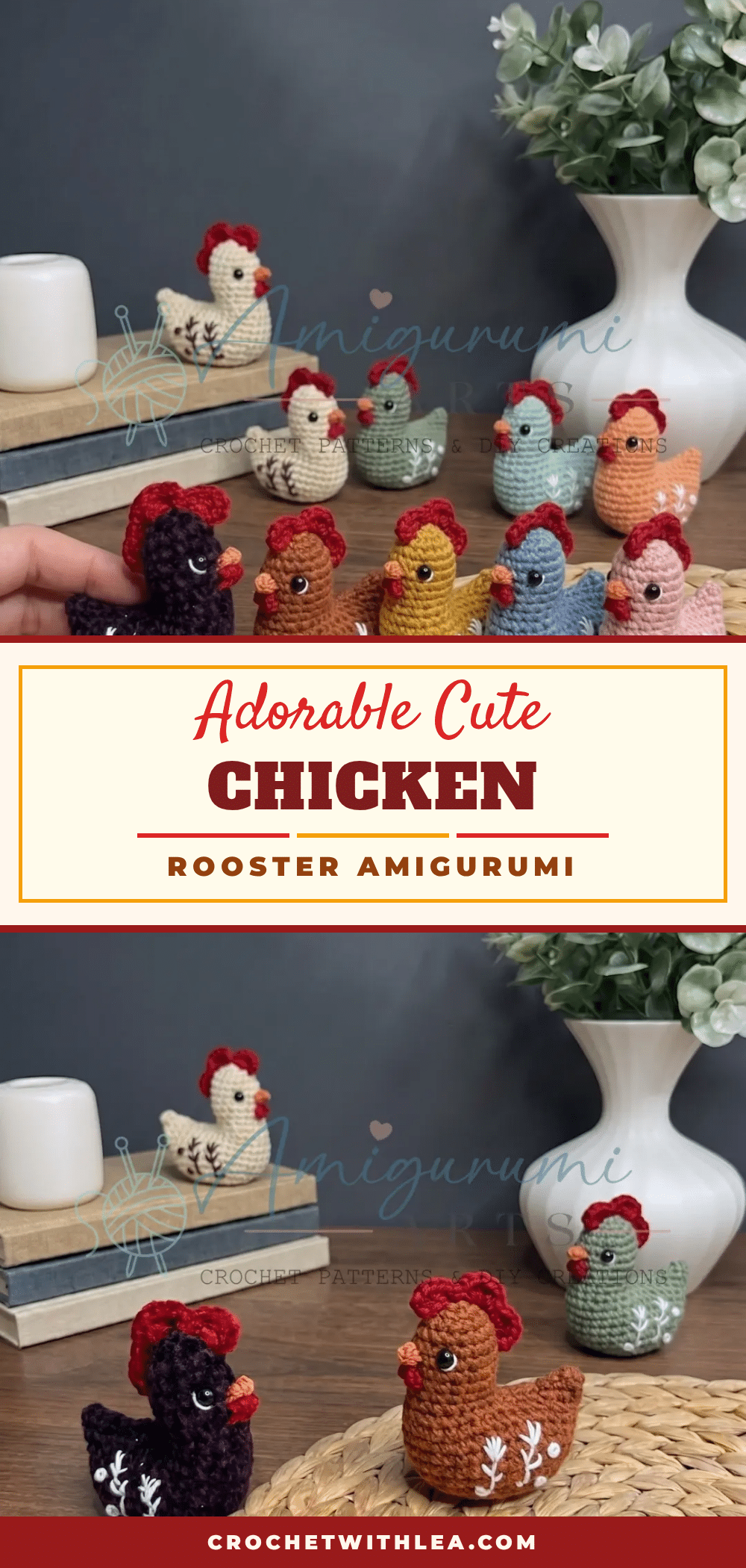 chicken amigurumi crochet pattern