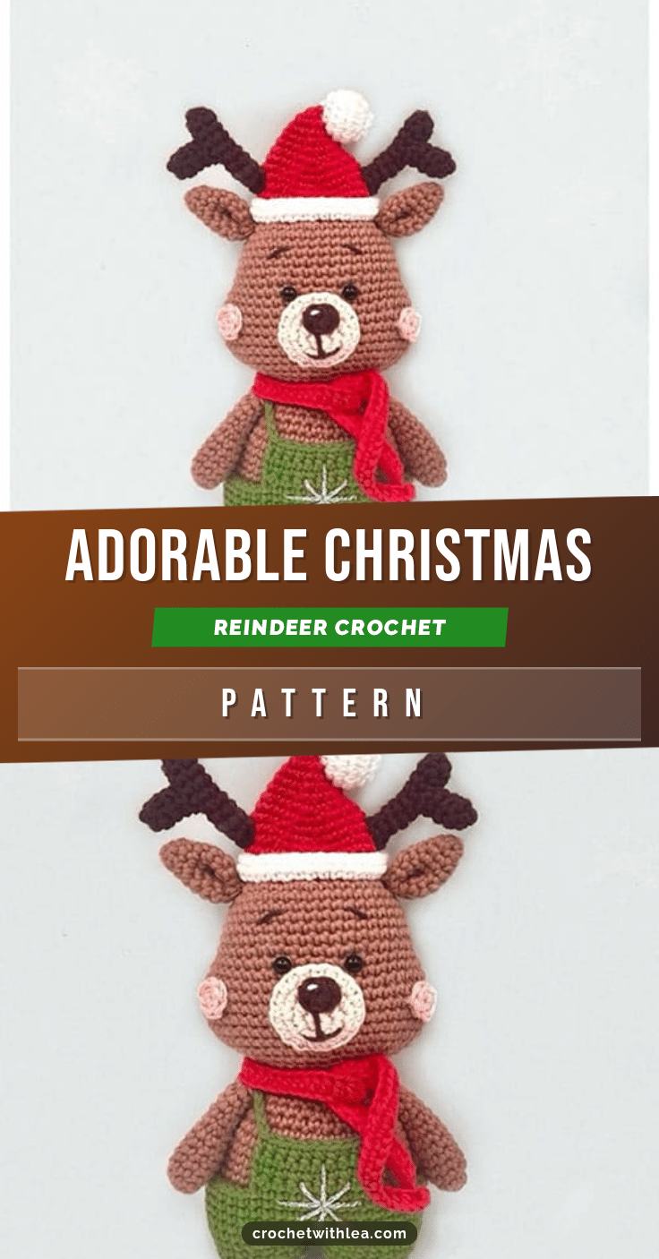 christmas reindeer crochet pattern crochet pattern