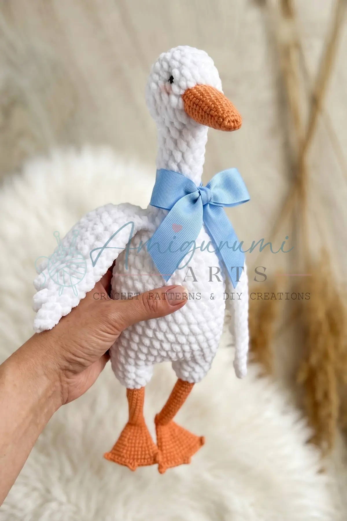 crane amigurumi pattern crochet project crochet project detail 2