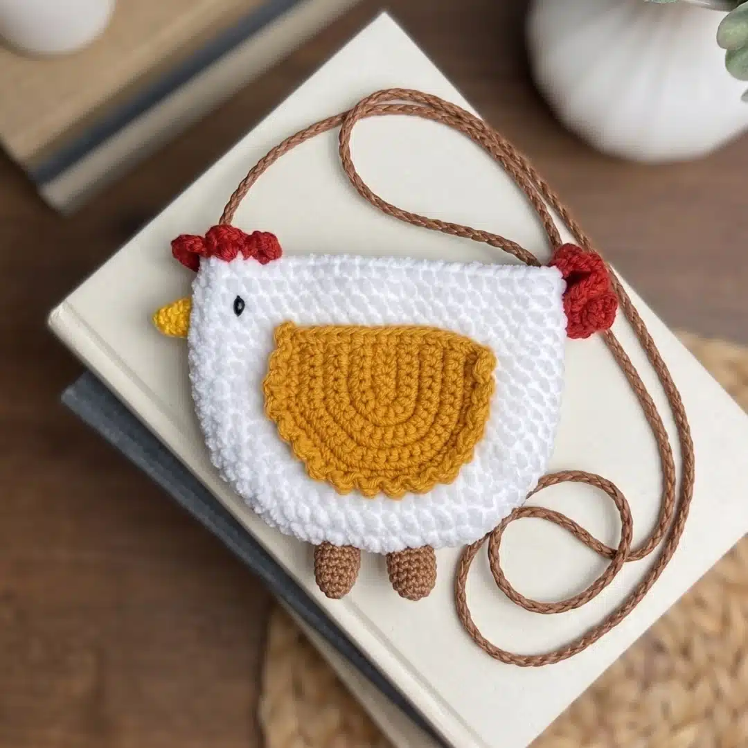 crochet chicken bag crochet project crochet project detail 1