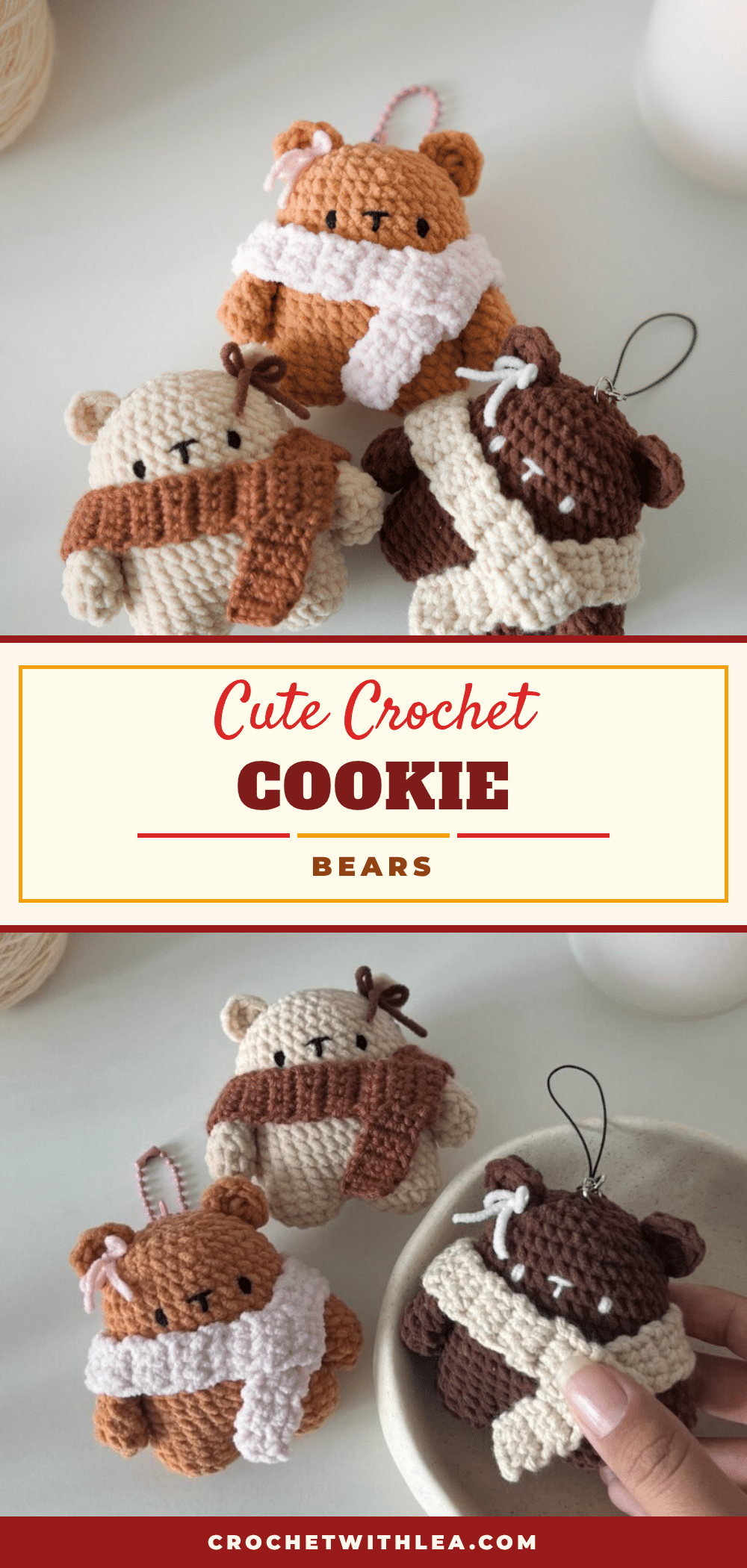 crochet cookie bear crochet pattern