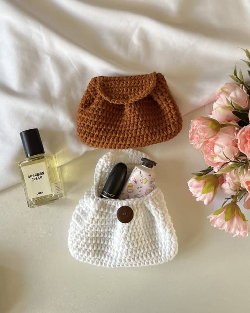 crochet croissant pouch pattern crochet project crochet project detail 2