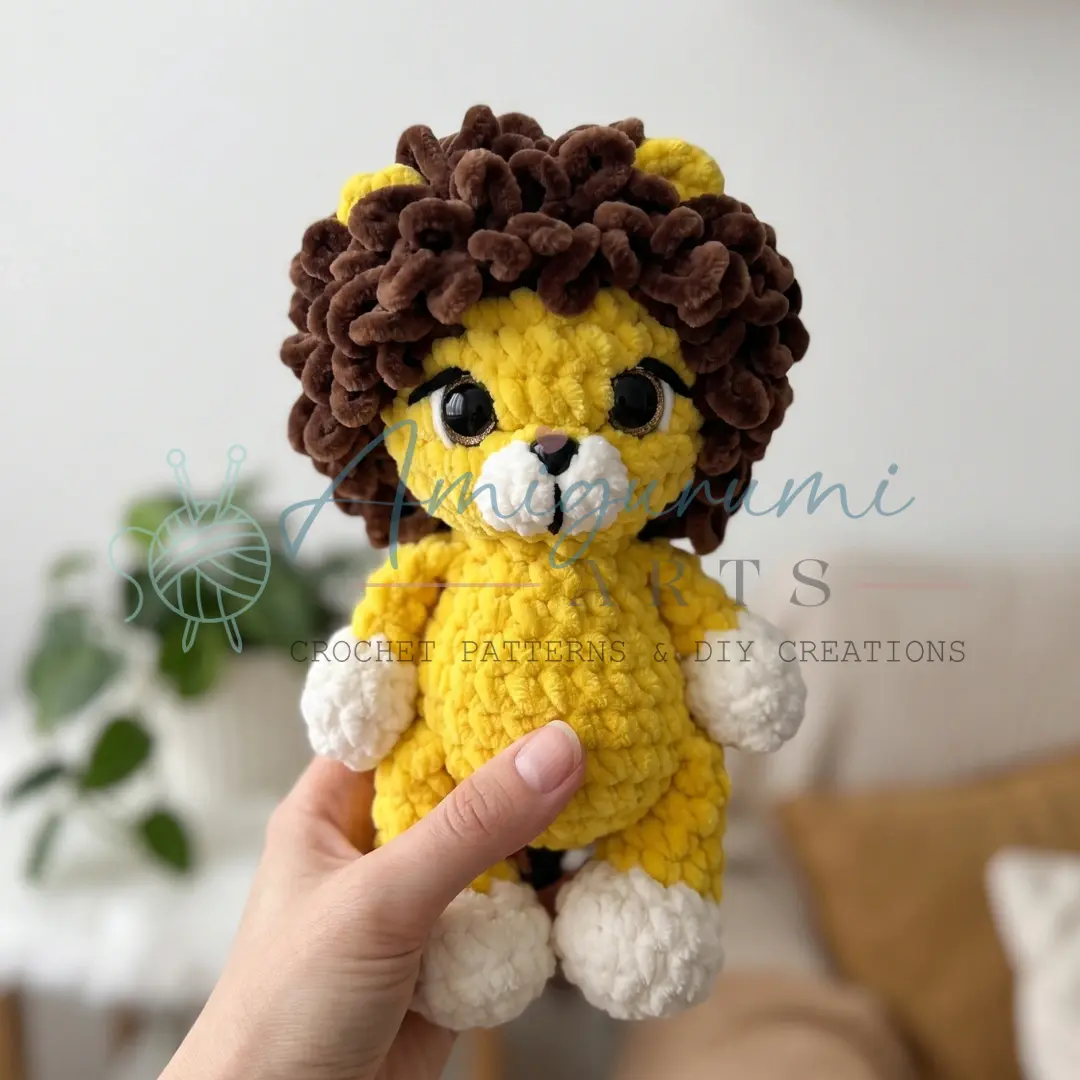 crochet lion cub crochet project crochet project detail 2