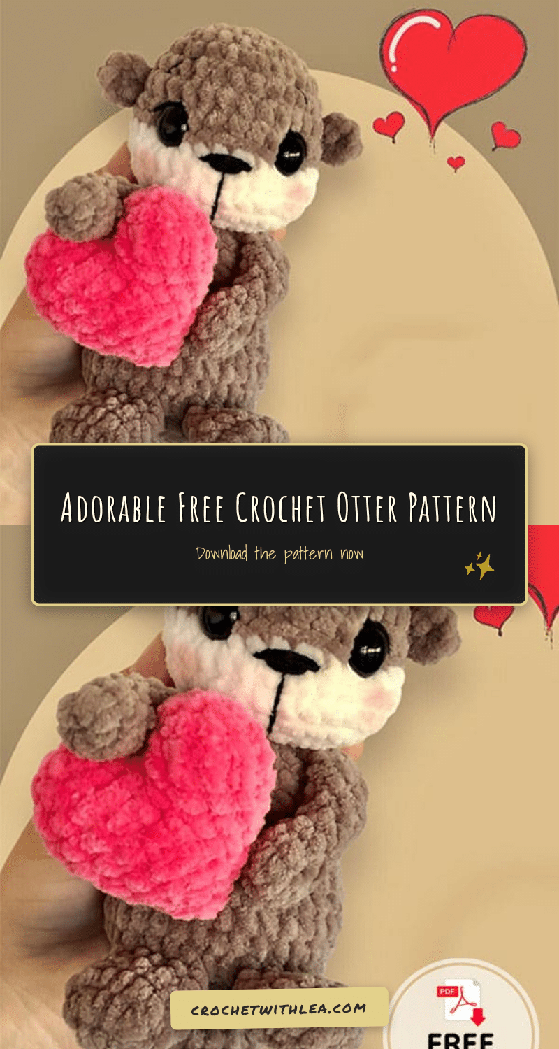crochet otter pattern crochet pattern