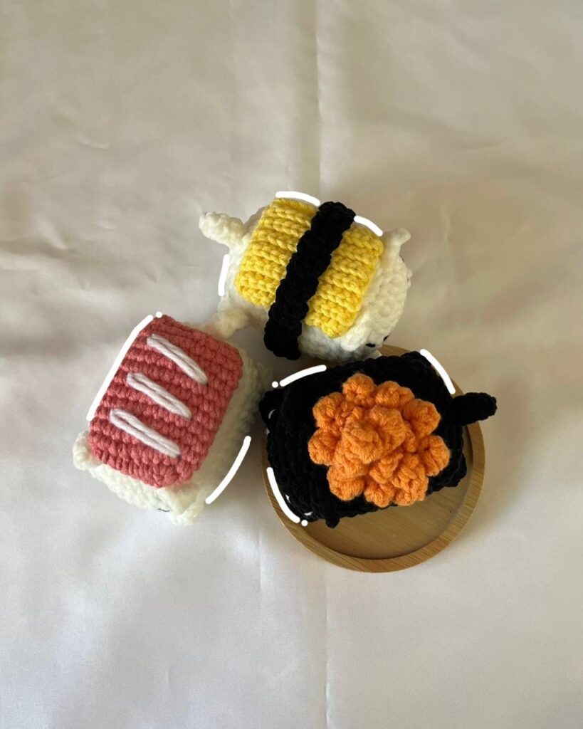 crochet sushi cats crochet project crochet project detail 1