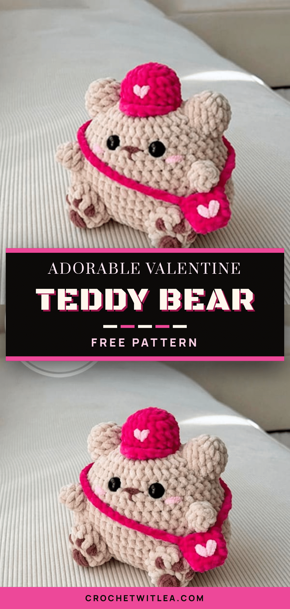 crochet teddy bear pattern crochet pattern