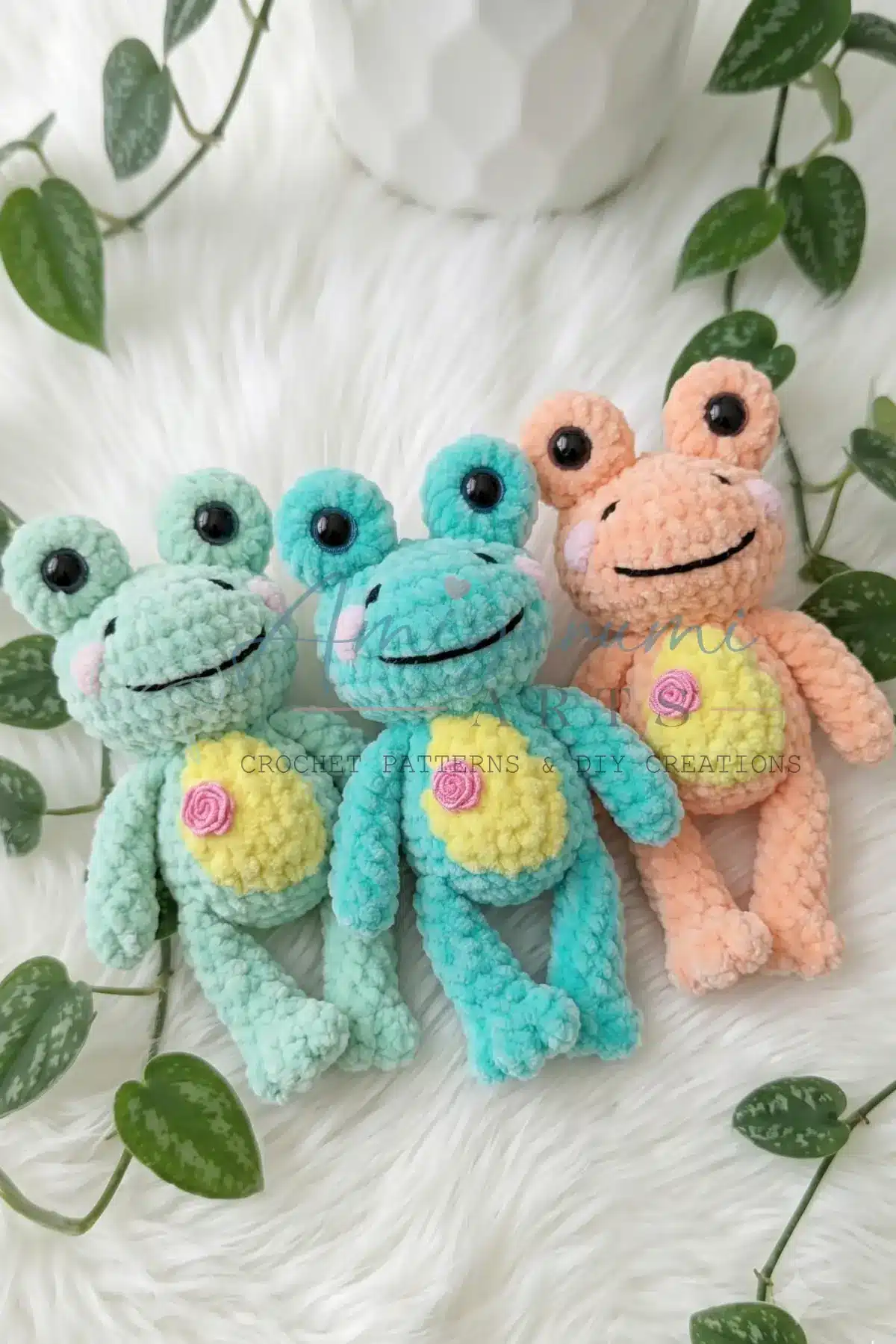 dancer frog amigurumi crochet project crochet project detail 7