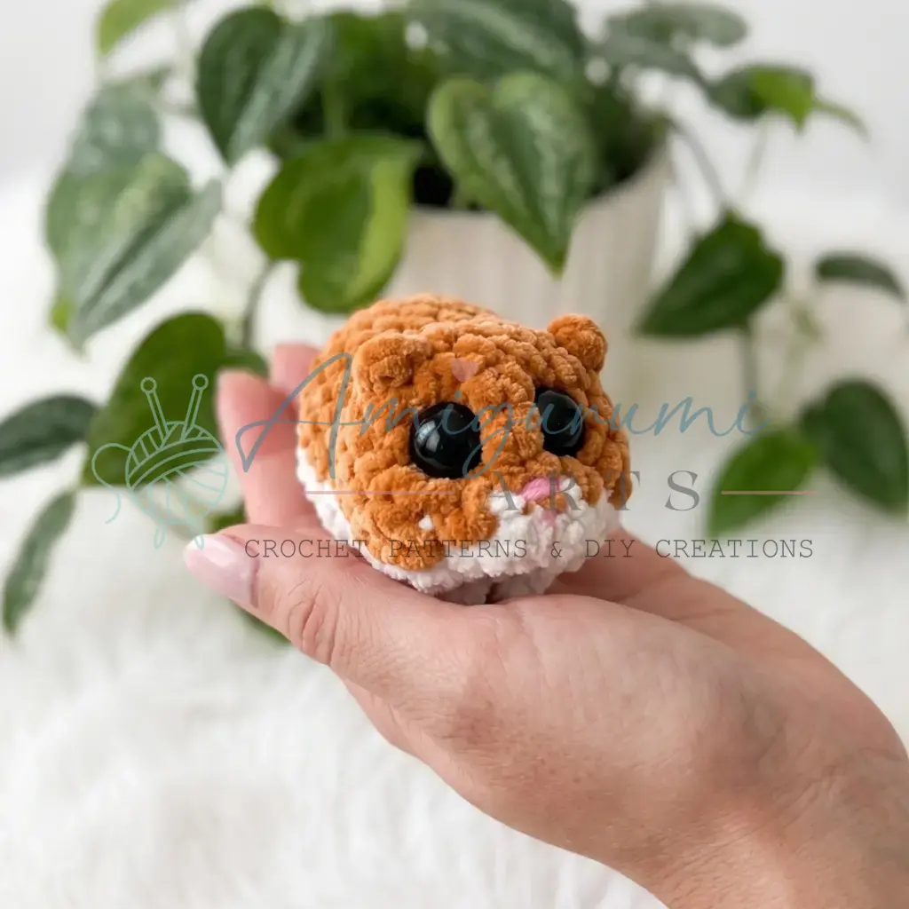 easy crochet hamster amigurumi pattern crochet project crochet project detail 4