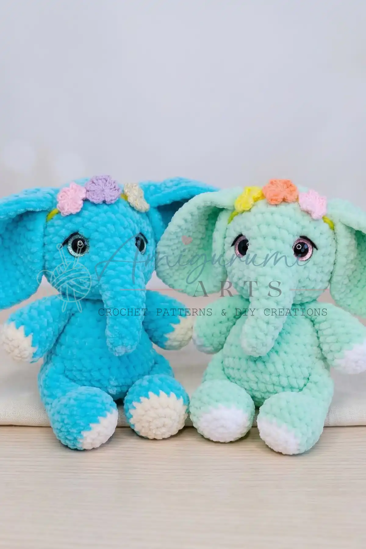 elephant amigurumi crochet project crochet project detail 6