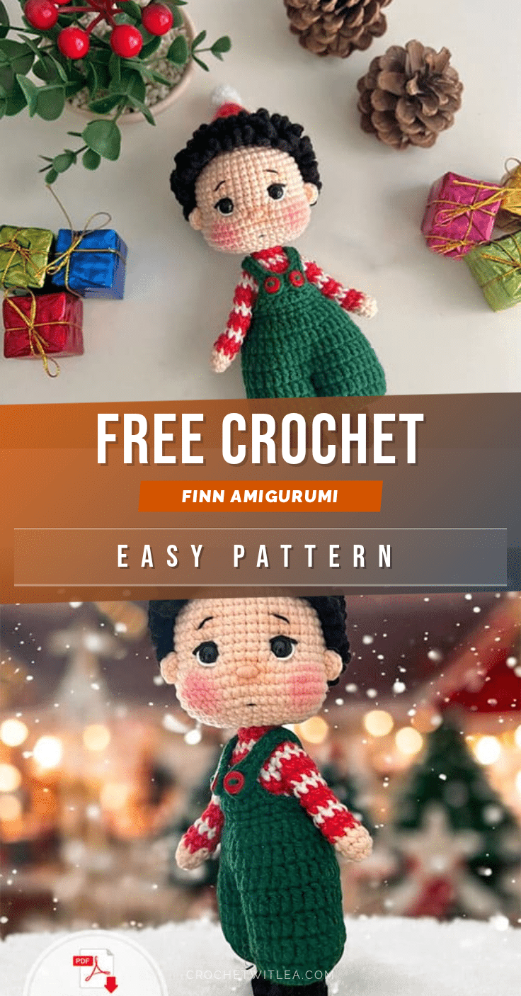 Finn amigurumi pattern crochet pattern