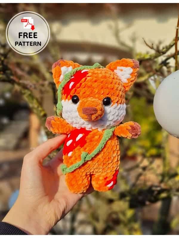forest fox amigurumi crochet project crochet project detail 1
