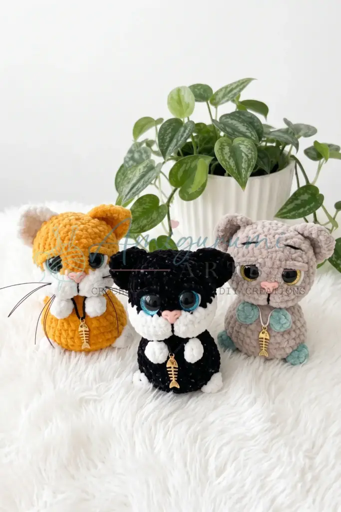 googly eyes kitten amigurumi - featured image