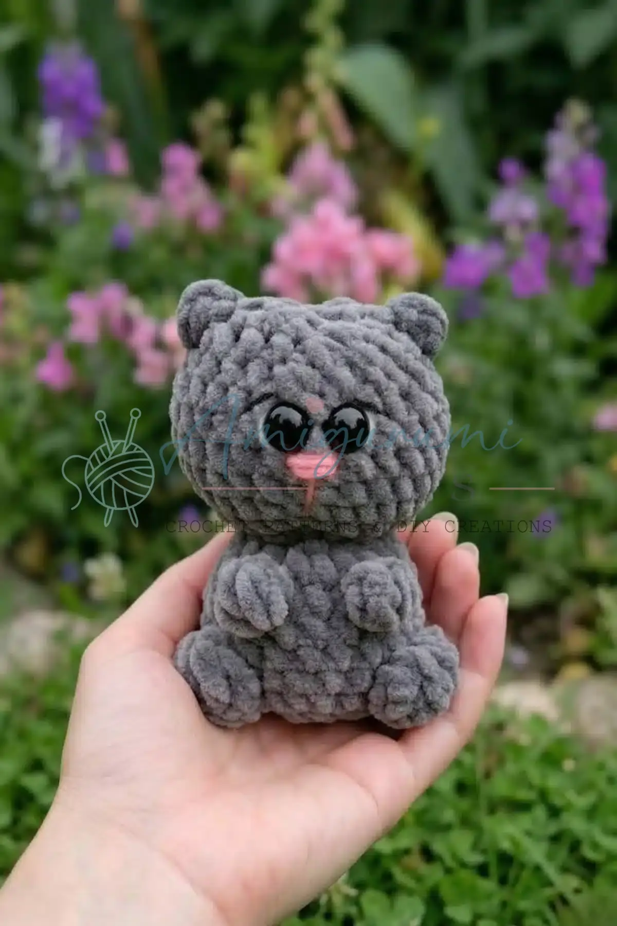 googly eyes kitten amigurumi crochet project crochet project detail 4