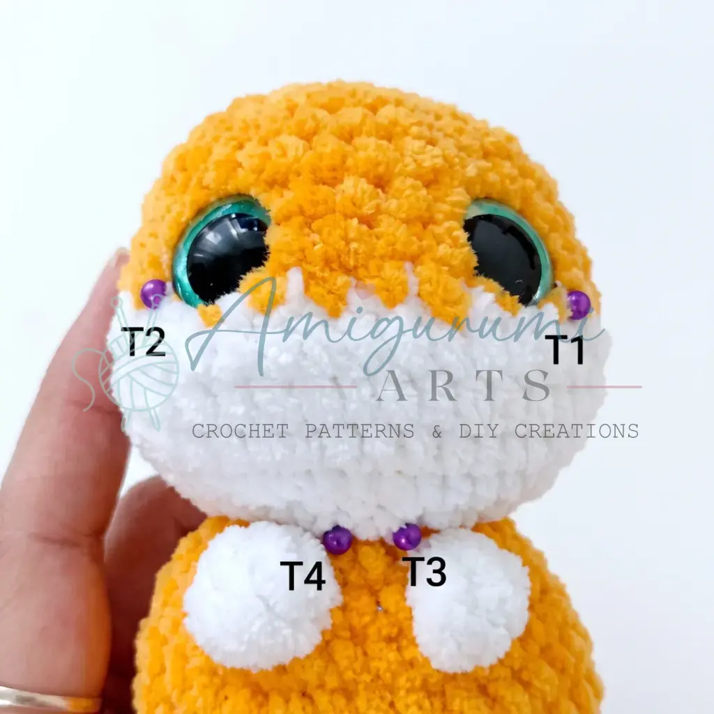 googly eyes kitten amigurumi crochet project crochet project detail 9