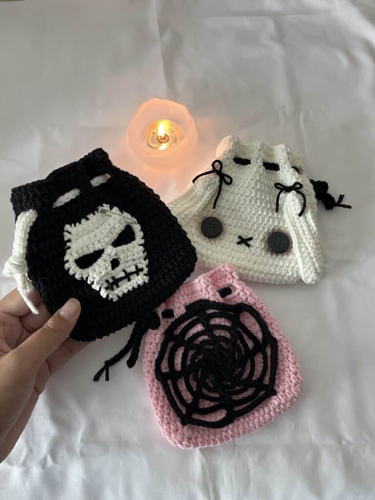 halloween crochet pouch pattern crochet project crochet project detail 3