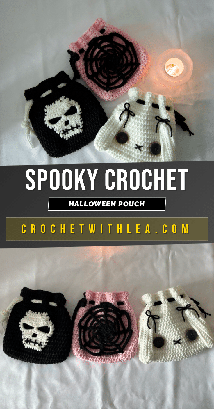 halloween crochet pouch pattern crochet pattern