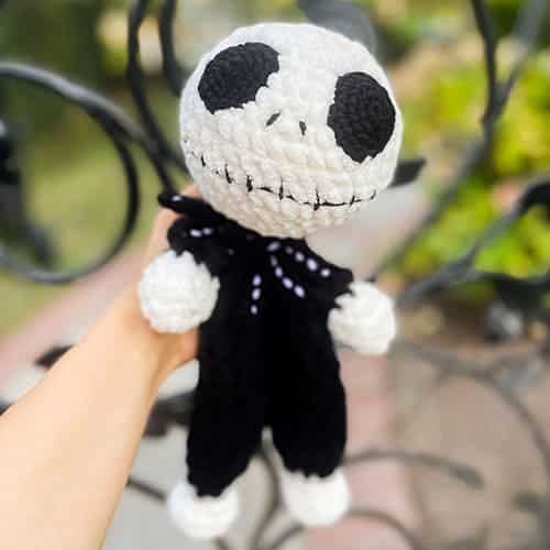 Jack Skellington crochet snuggler - featured image