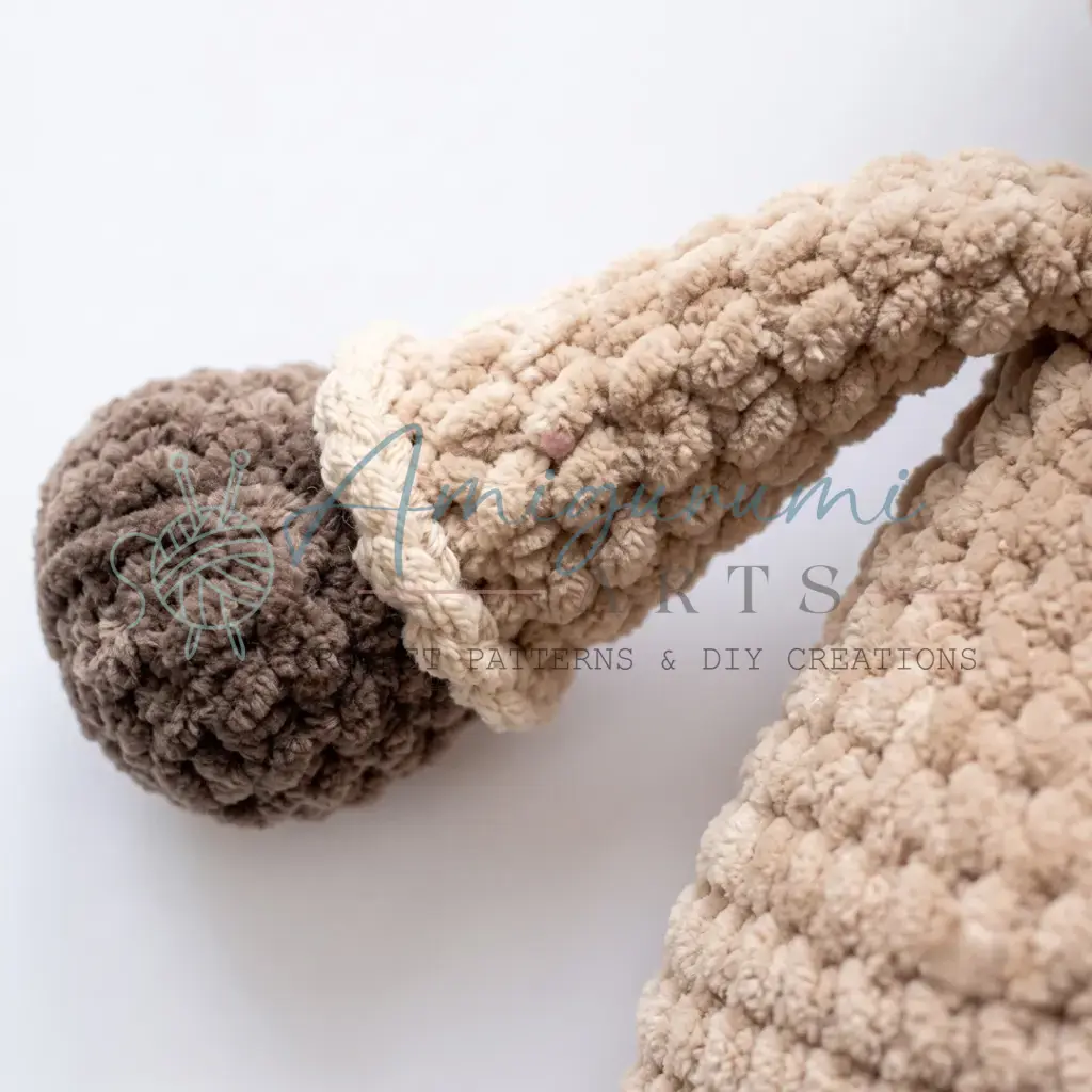 Kesha the Bull Calf Amigurumi Pattern crochet project crochet project detail 7