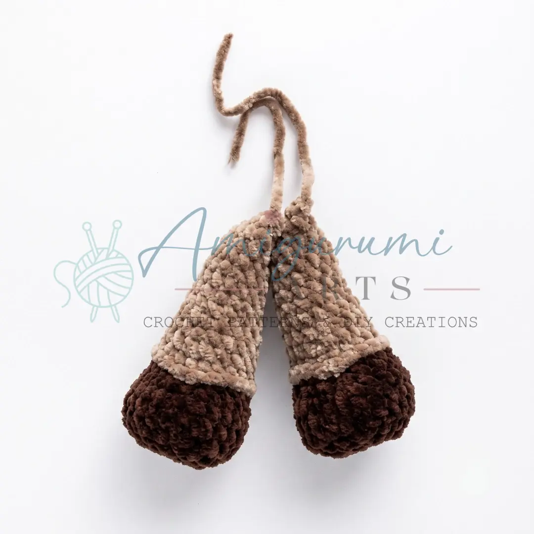 Kesha the Bull Calf Amigurumi Pattern crochet project crochet project detail 8