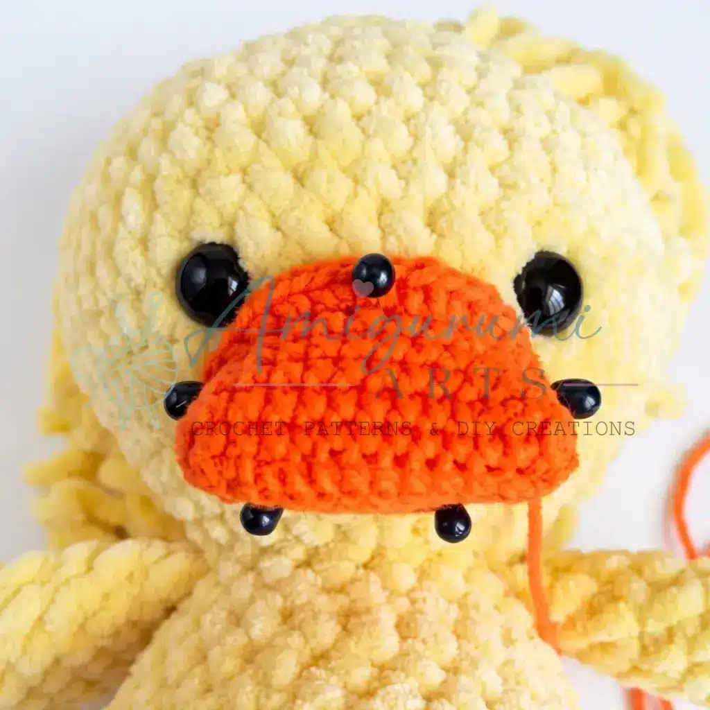 Kryaker the Duckling Amigurumi crochet project crochet project detail 1