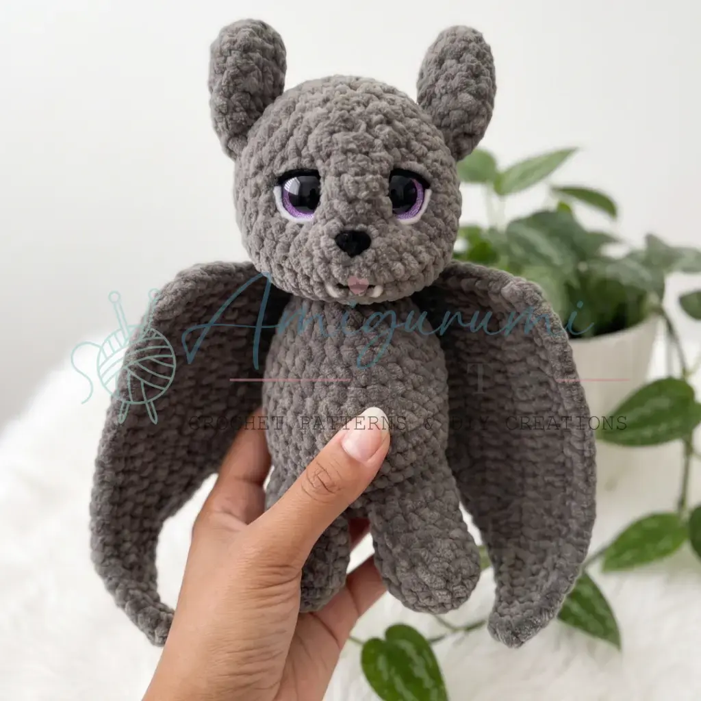 little bat amigurumi crochet project crochet project detail 5