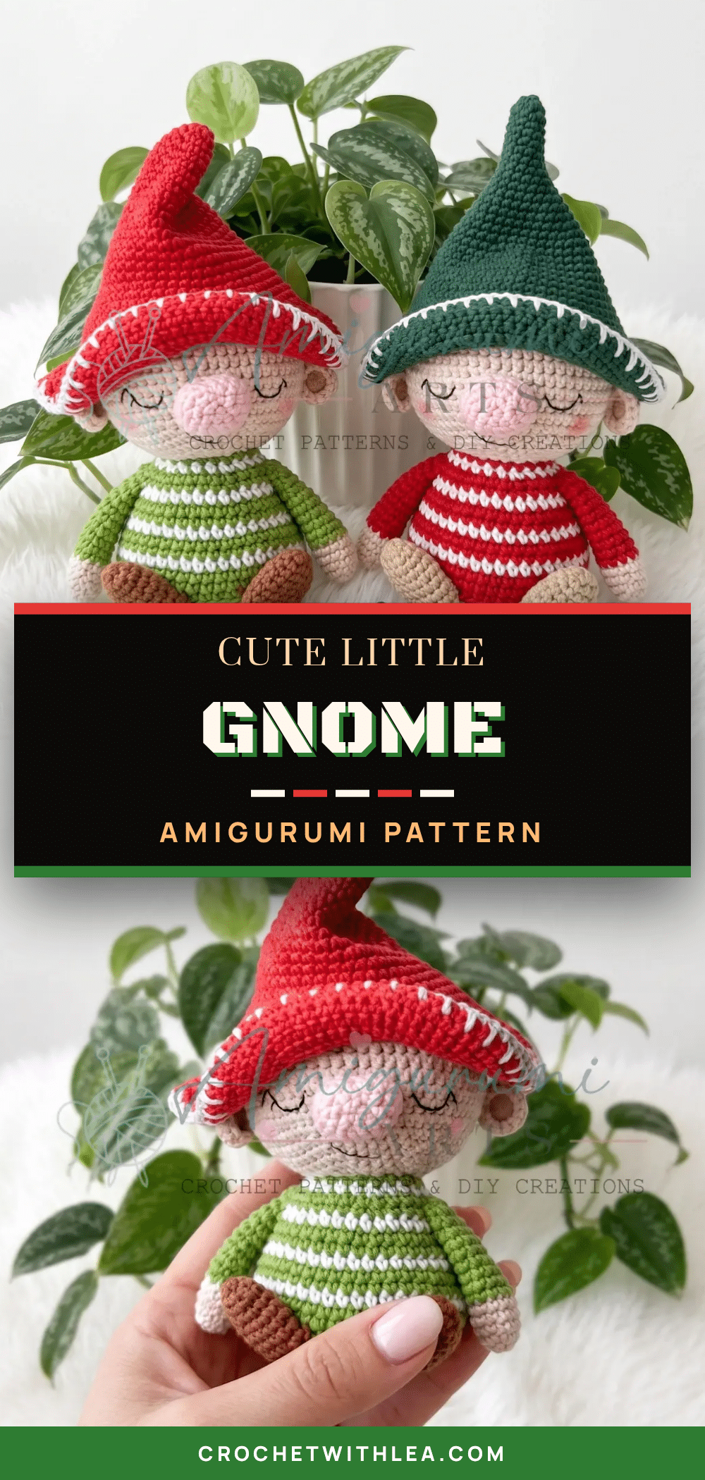 little gnome amigurumi crochet pattern