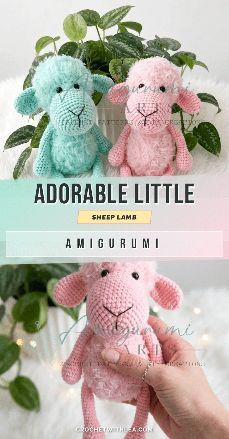 little sheep lamb amigurumi crochet pattern