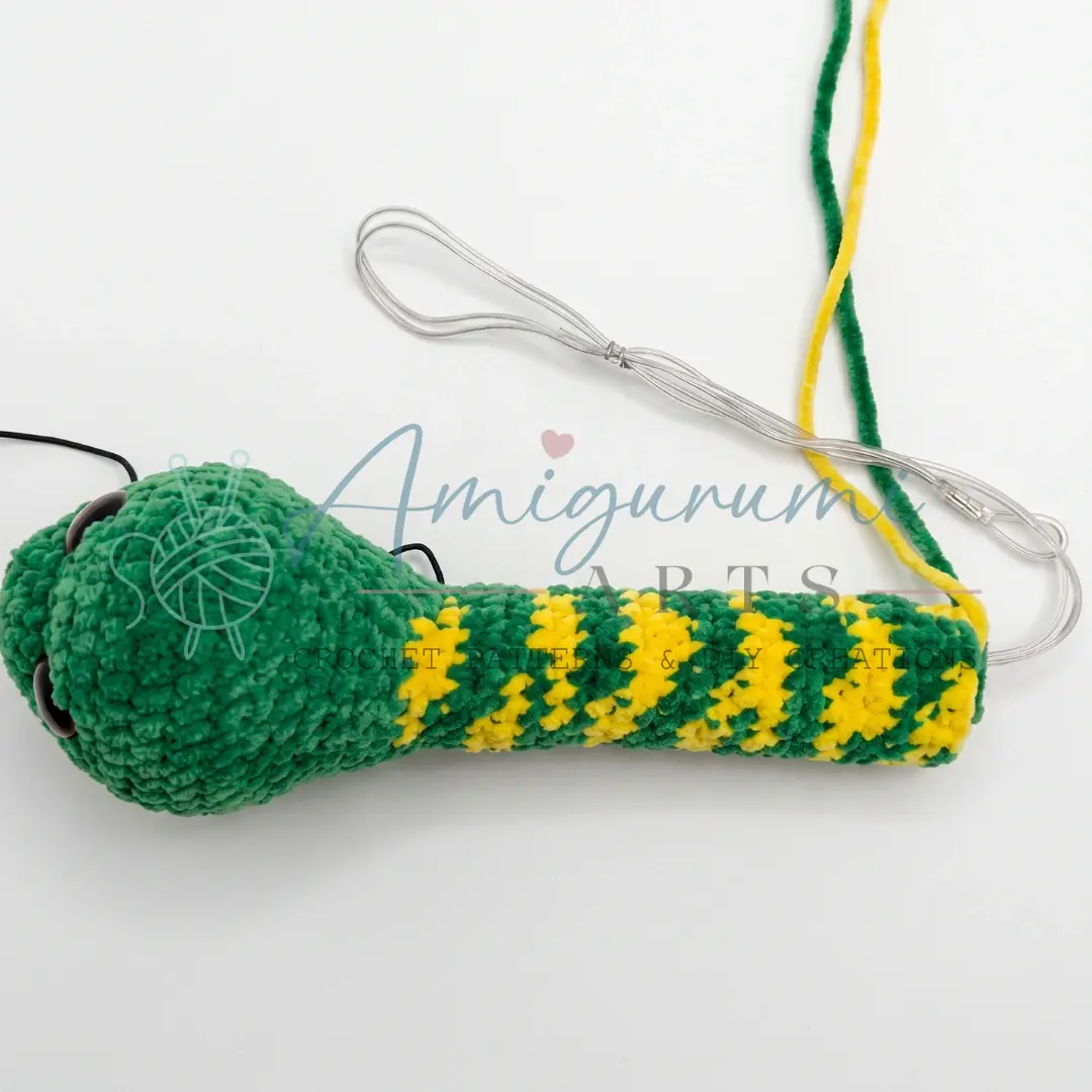 little snake amigurumi crochet project crochet project detail 10