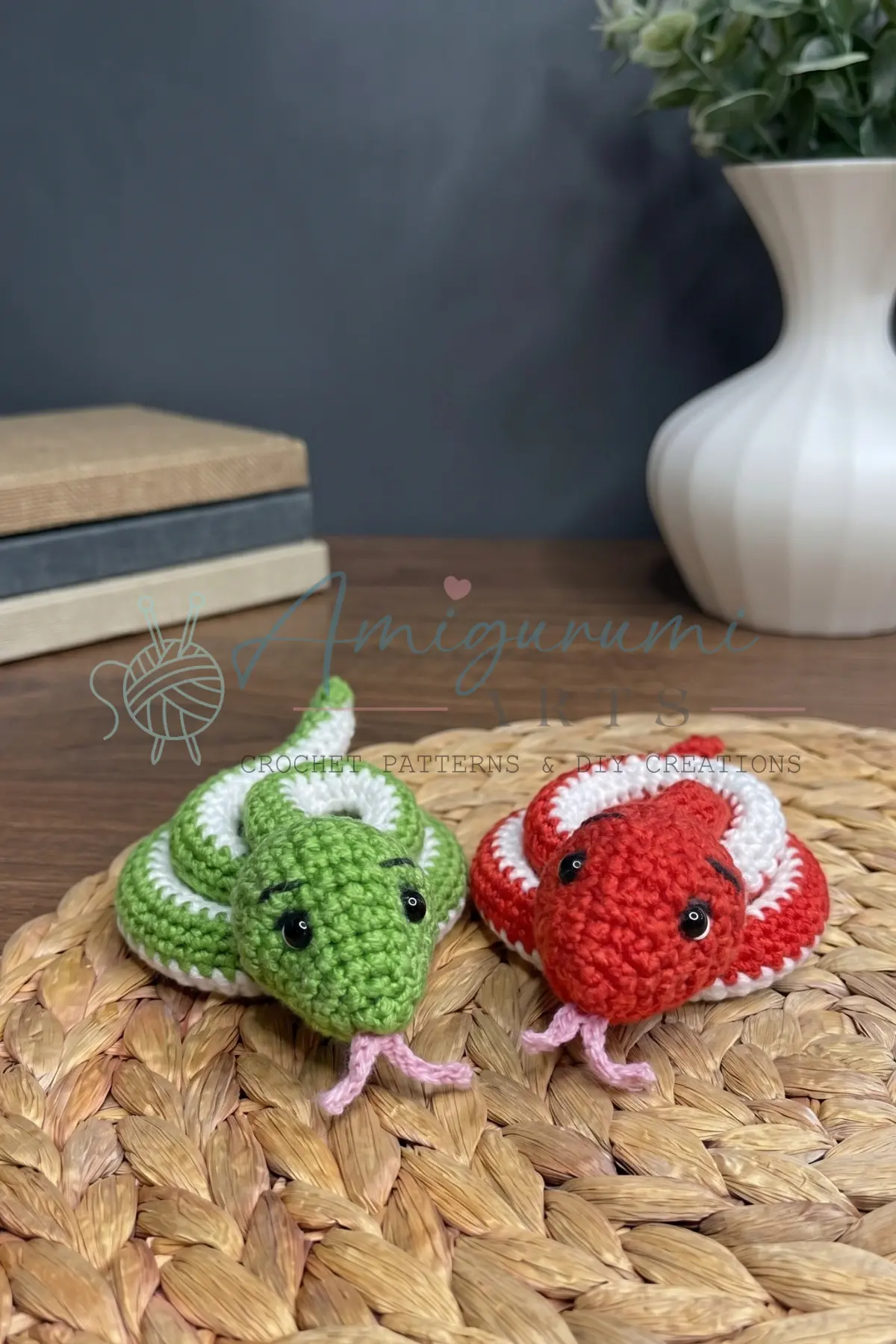 little snake amigurumi crochet project crochet project detail 3