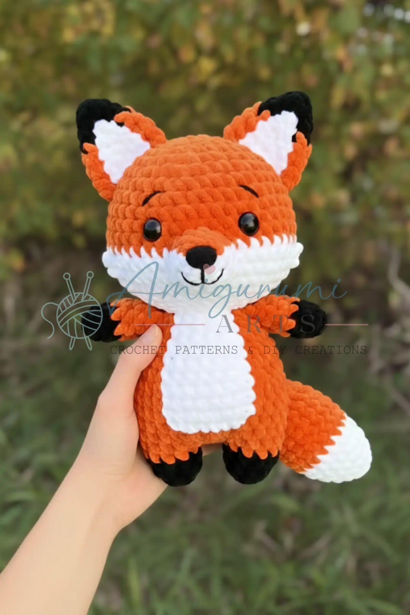 little squirrel amigurumi crochet project crochet project detail 4